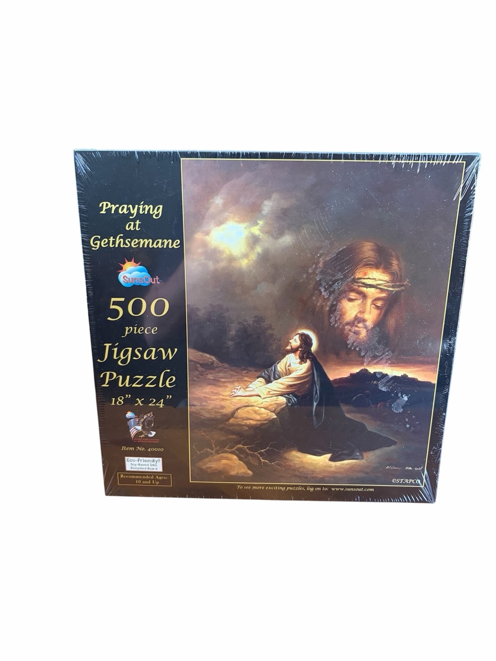 Praying At Gethsemane 500 Piece‎ Jigsaw Puzzle #40010 Sealed By SunsOut
